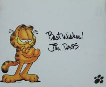 JIM DAVIS (born 1945) American, Garfield, a signed print. 26 x 20 cm.