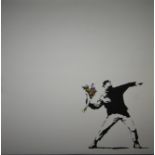 BANKSY (born 1974) British, Love is in the Air,