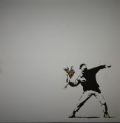 BANKSY (born 1974) British, Love is in the Air,
