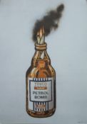 BANKSY (born 1974) British, Petrol Bomb, a printed poster. 42 x 59 cm.