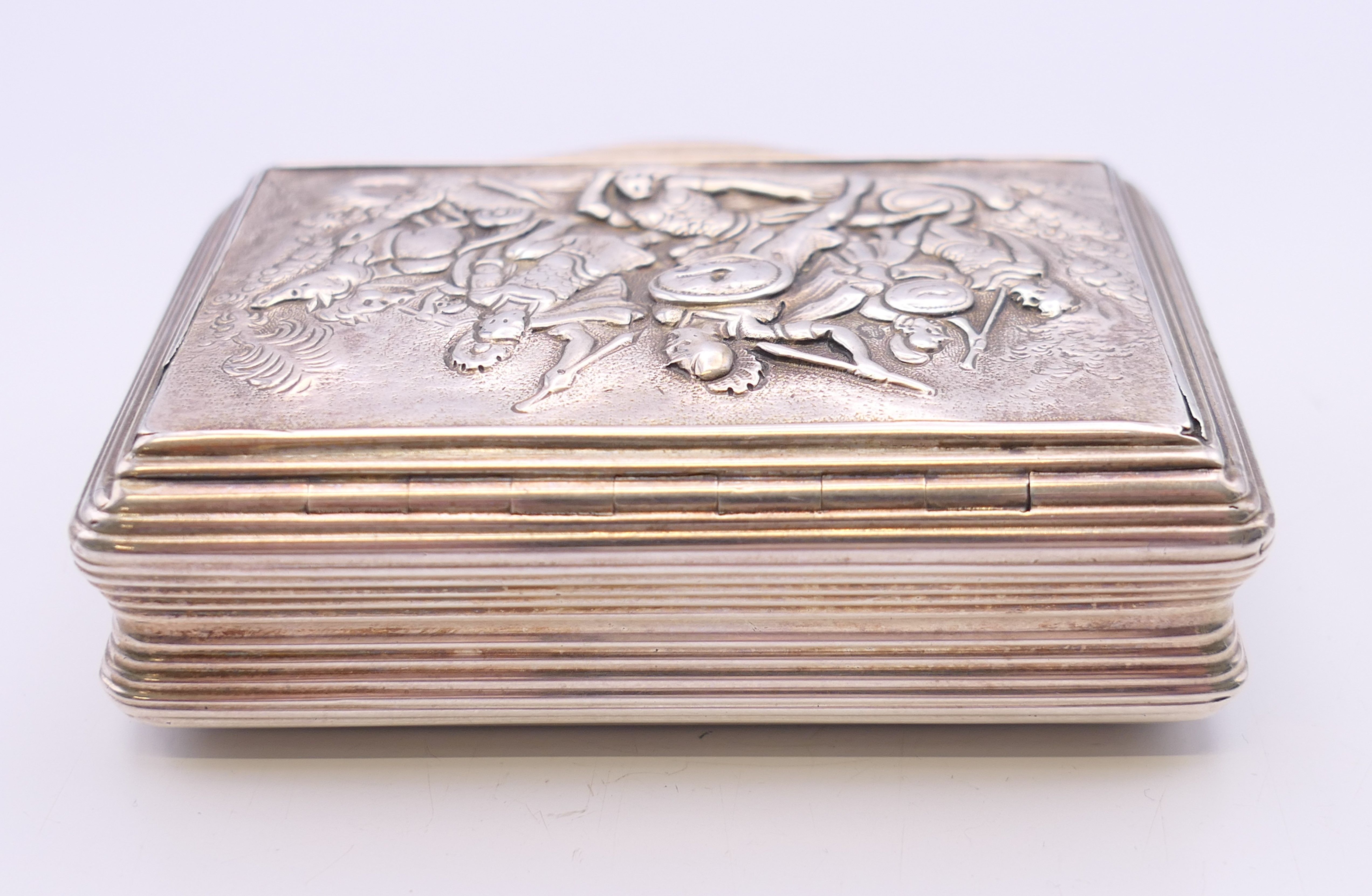 A George III silver snuff box, London 1808, - Image 3 of 9