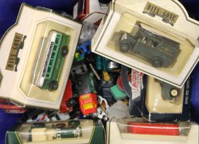 A quantity of various toys, including Dinky.
