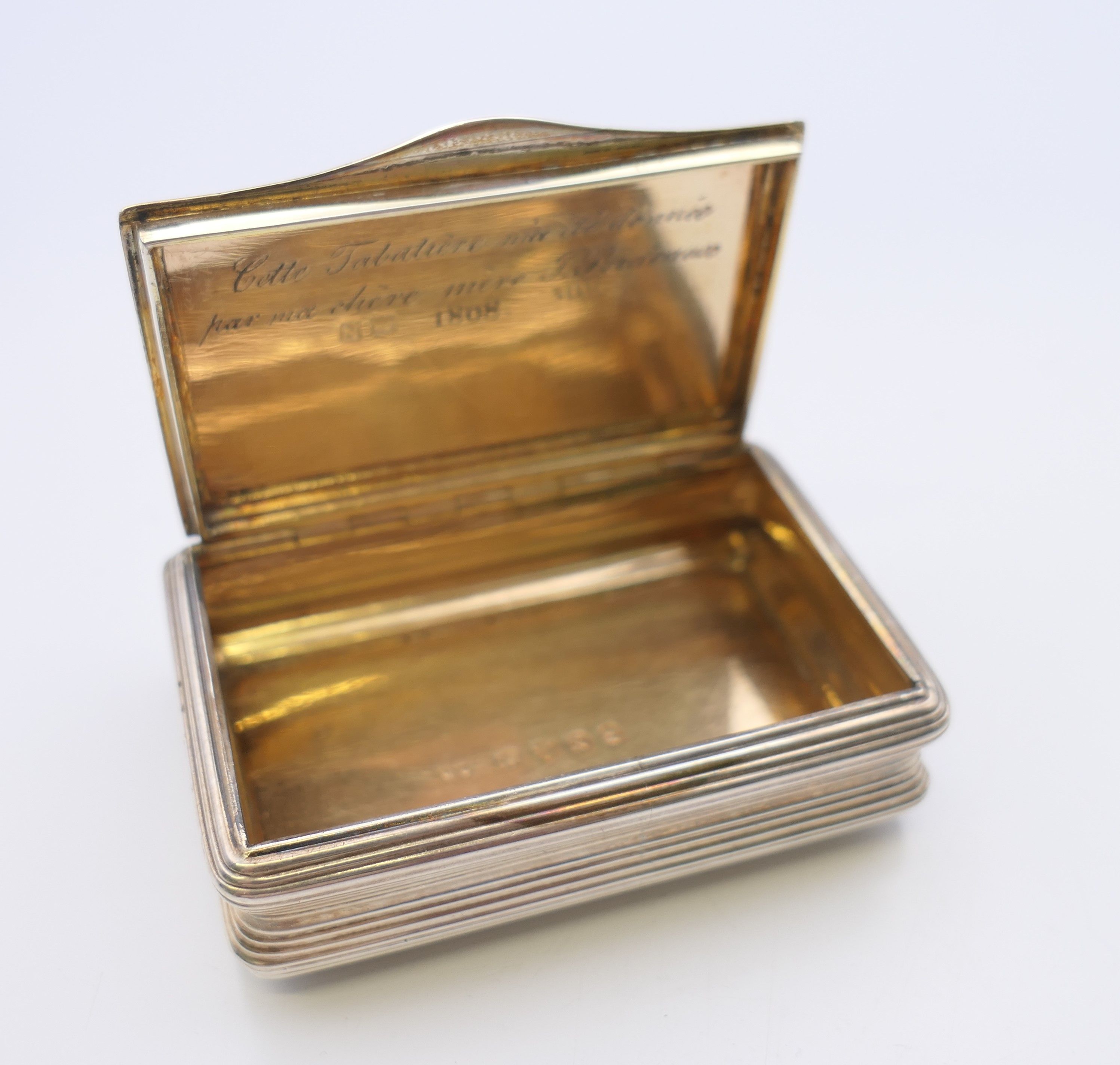A George III silver snuff box, London 1808, - Image 7 of 9
