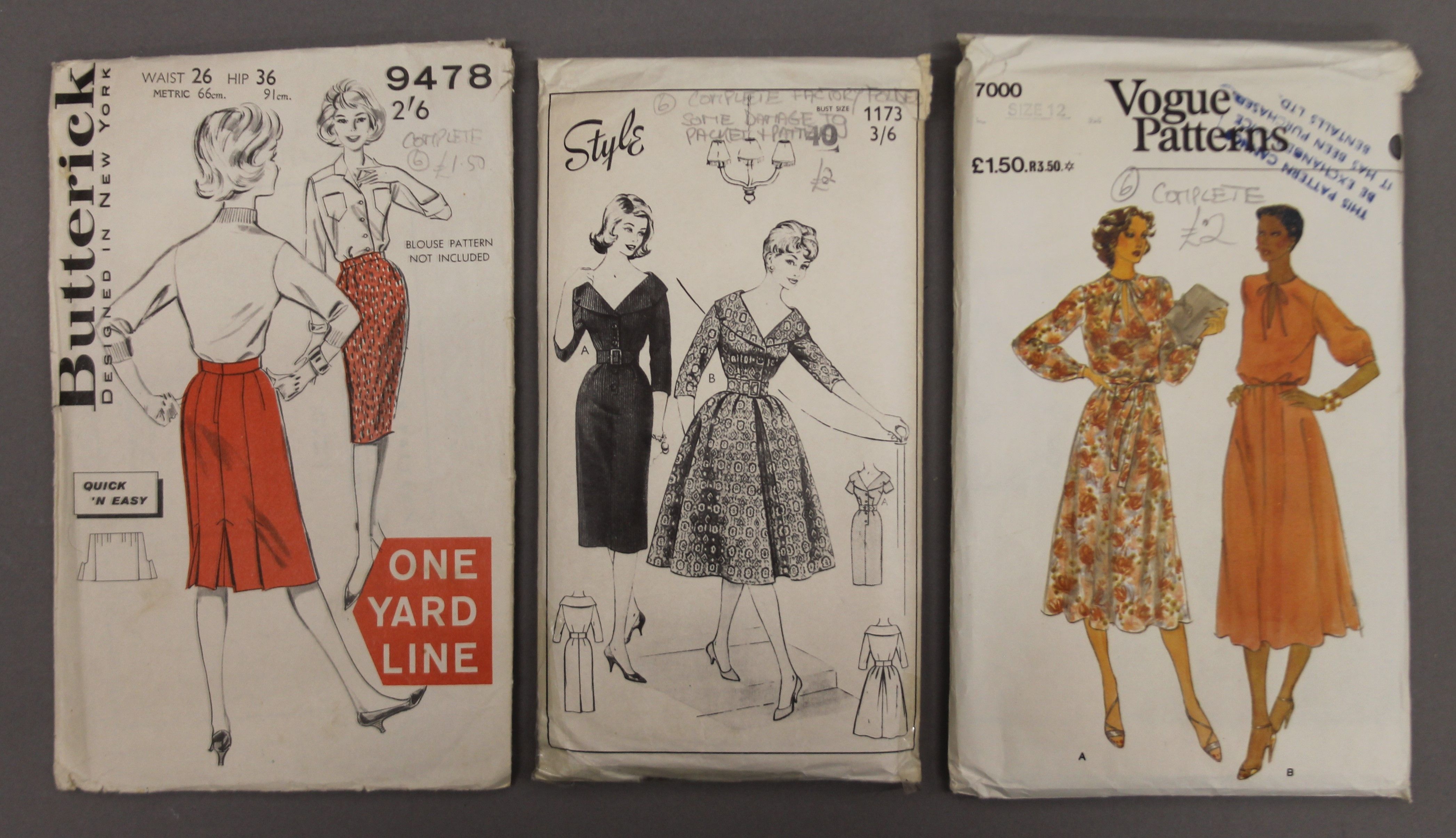 A quantity of vintage sewing patterns, etc. - Image 2 of 4