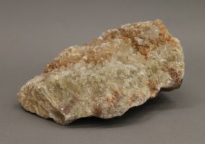 A large quartz specimen. 25 cm long.