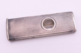 A silver cigar cutter. 5 cm long. 13.7 grammes total weight.
