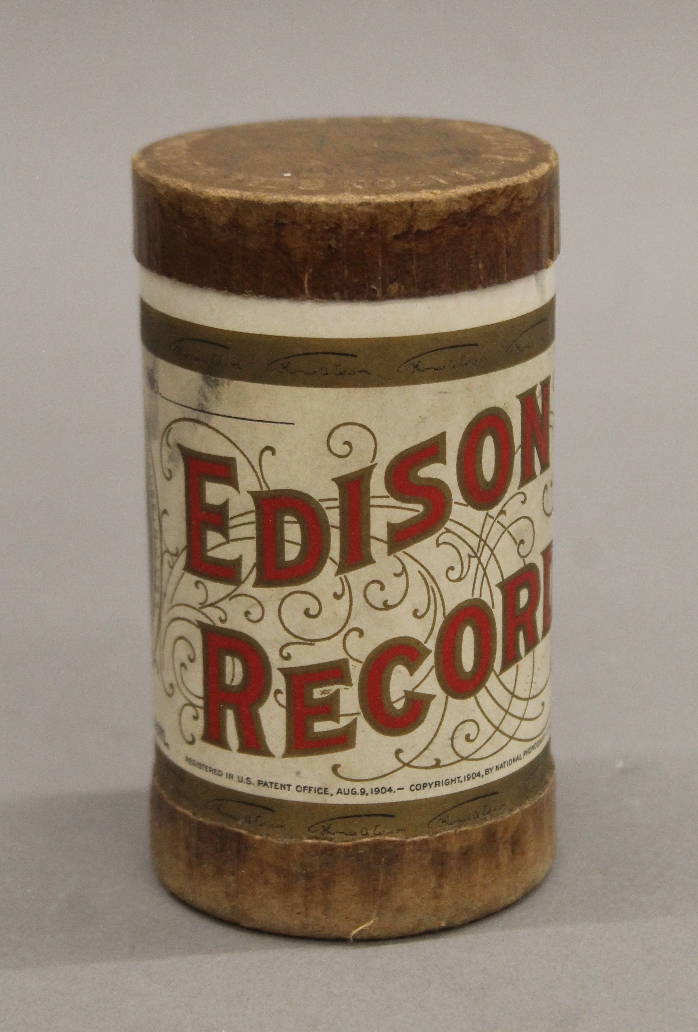 An Edison Gem phonograph and a collection of phonograph rolls. The former 28 cm long. - Image 20 of 24