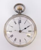 A 935 silver ladies fob watch by Hamilton and Inches. 3.5 cm diameter.