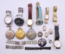 A bag of watches including Sekonda, Lontra, Excalibur, Casio, Smiths,