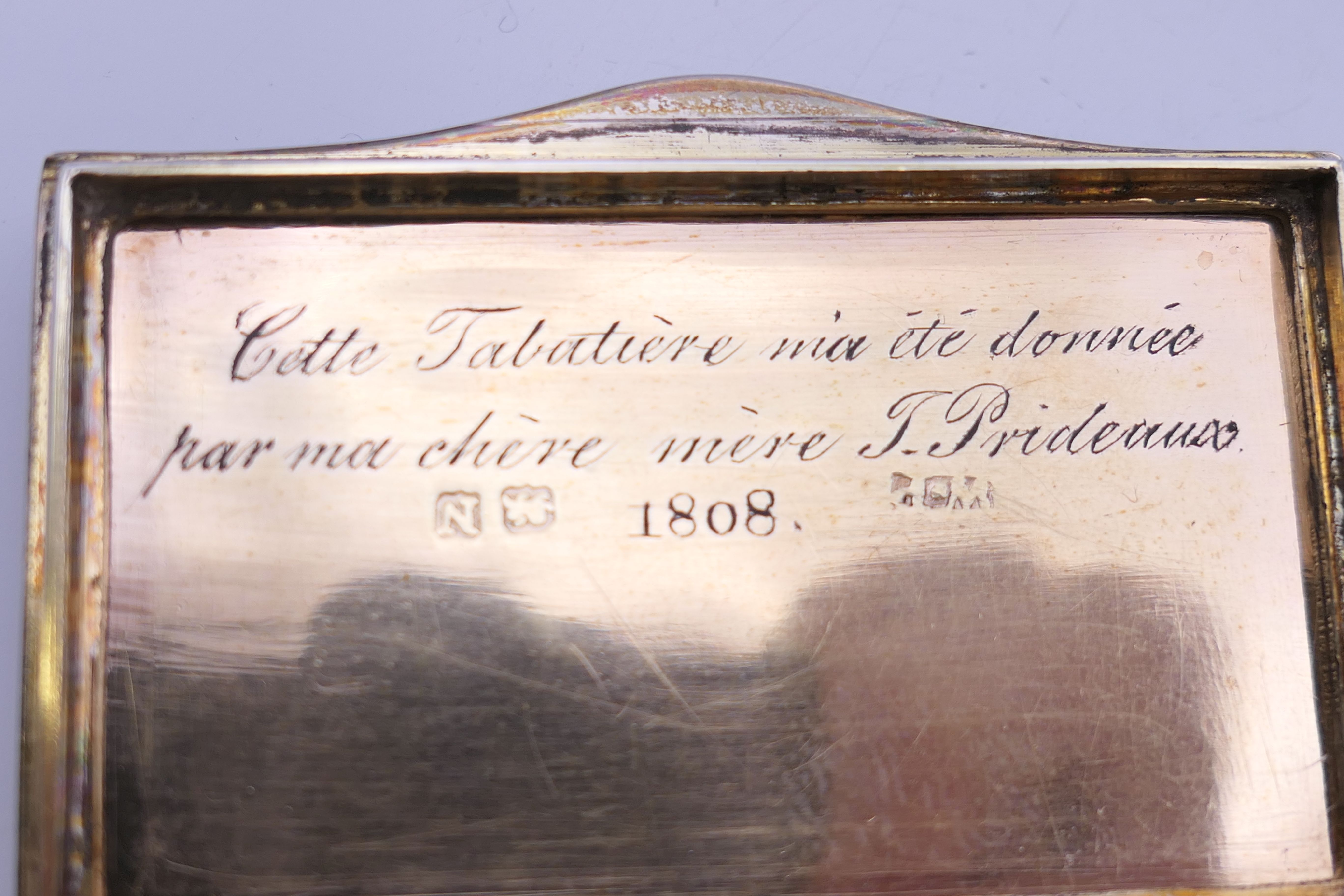 A George III silver snuff box, London 1808, - Image 9 of 9