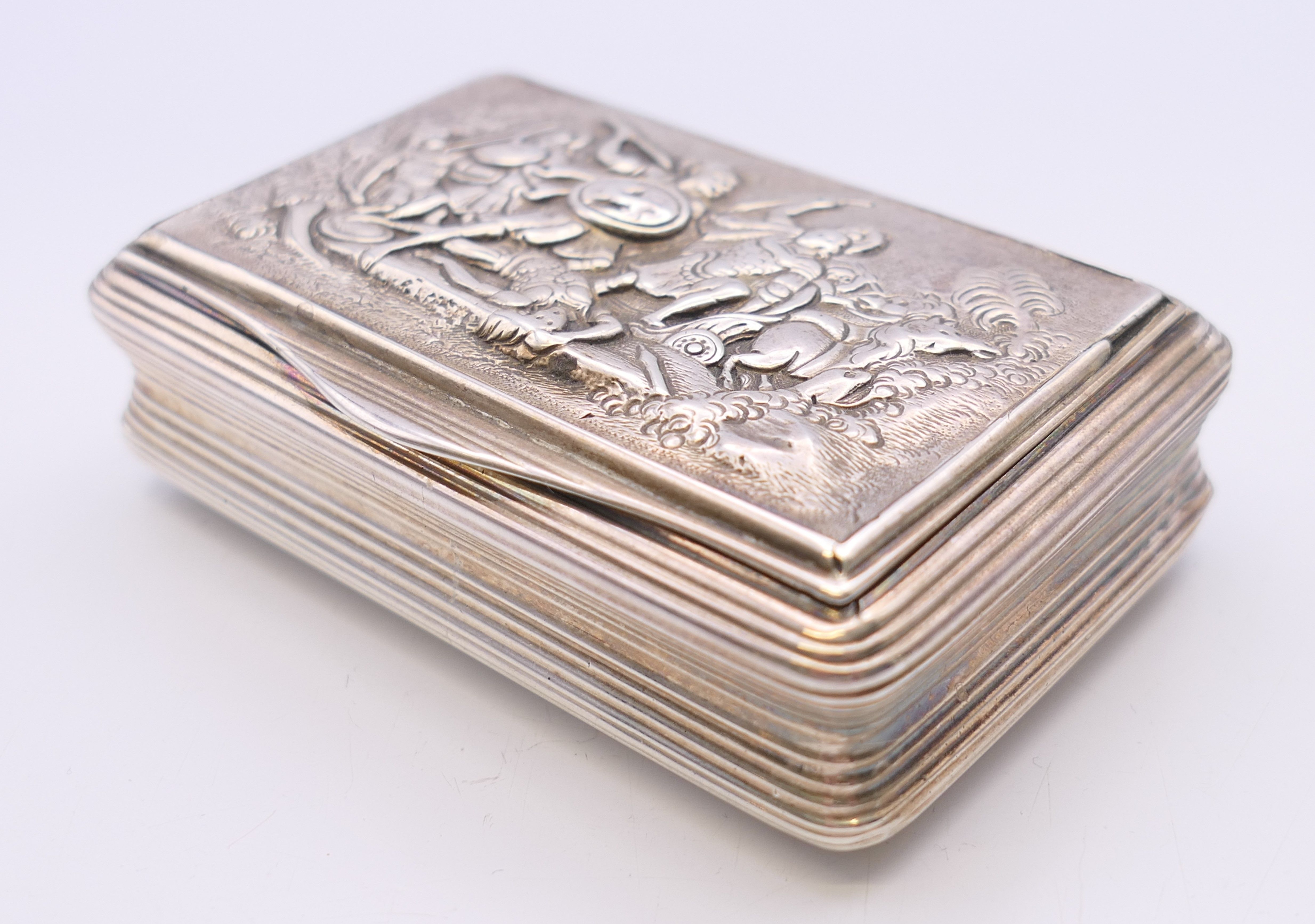A George III silver snuff box, London 1808, - Image 4 of 9