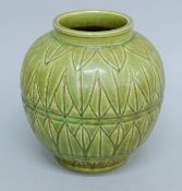 A Chinese celadon ground vase. 24 cm high.