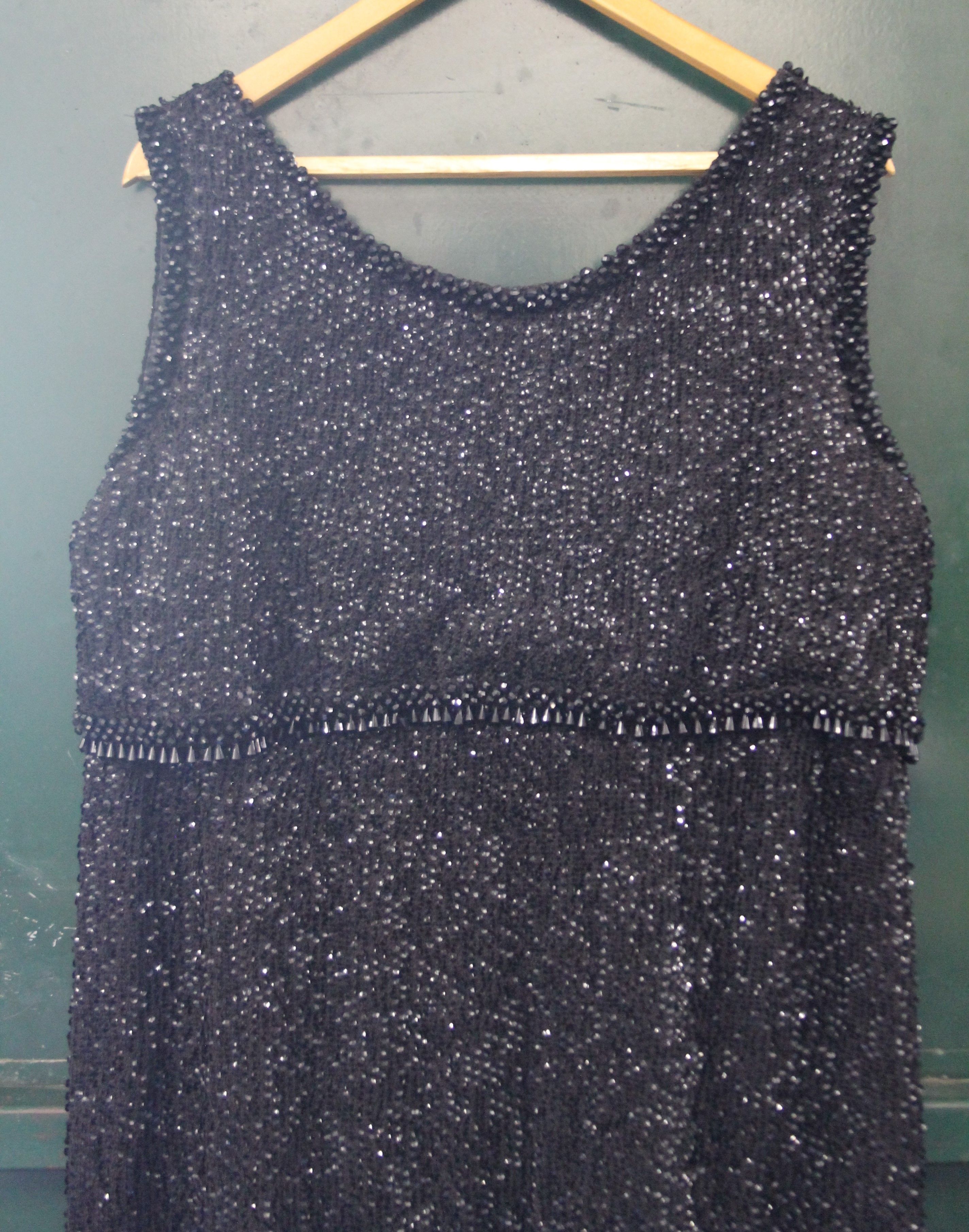 A vintage sequin cocktail dress. - Image 2 of 3