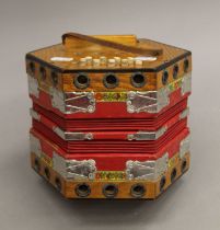 A vintage concertina.