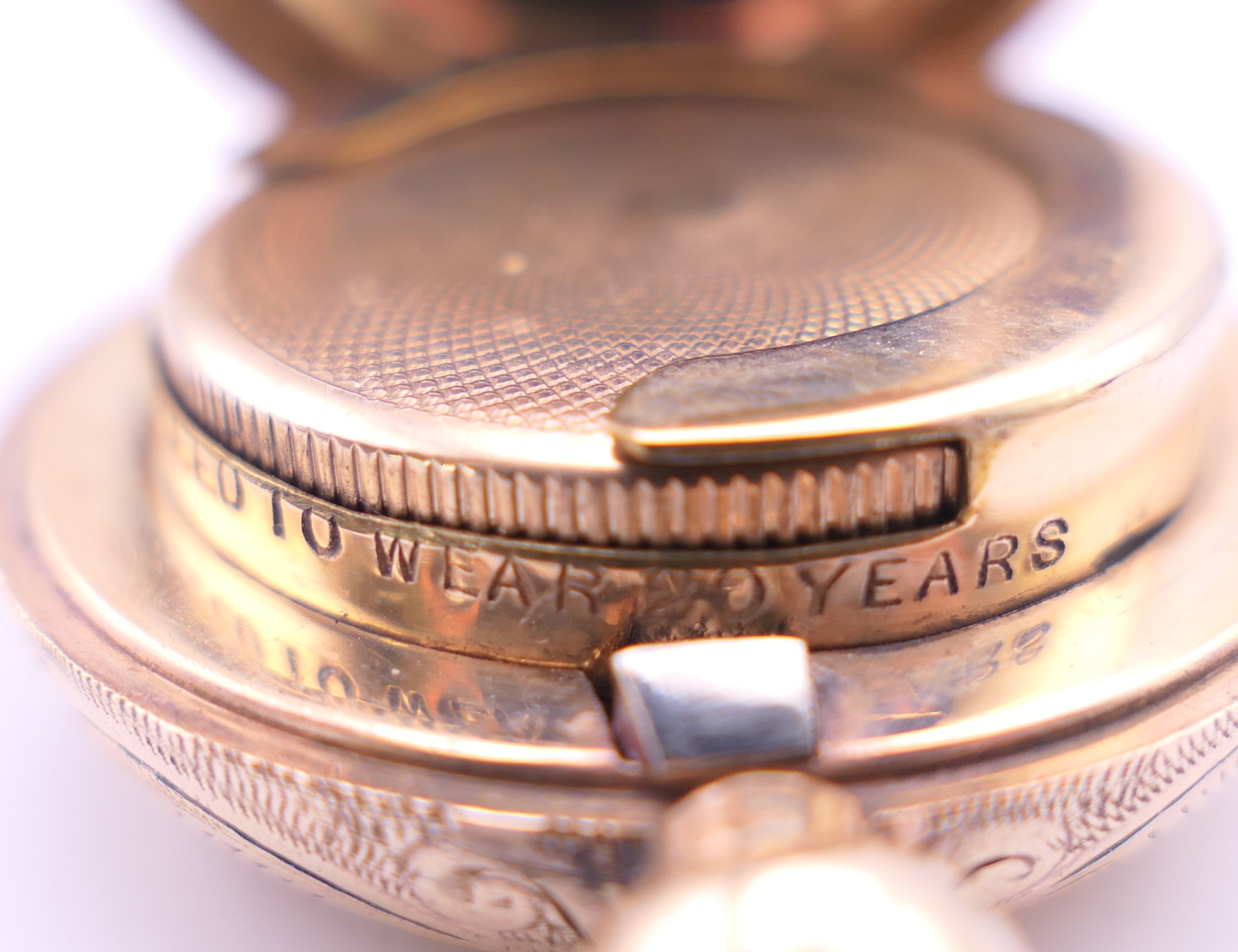 Two gold plated sovereign cases. The largest 3.25 cm diameter. - Image 7 of 13