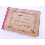 A Souvenir of The Holy Land, The Fifteen Stations of Jesus Christ. 14.5 cm wide.