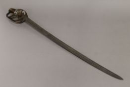 A Victorian Service sword. 83.5 cm long.