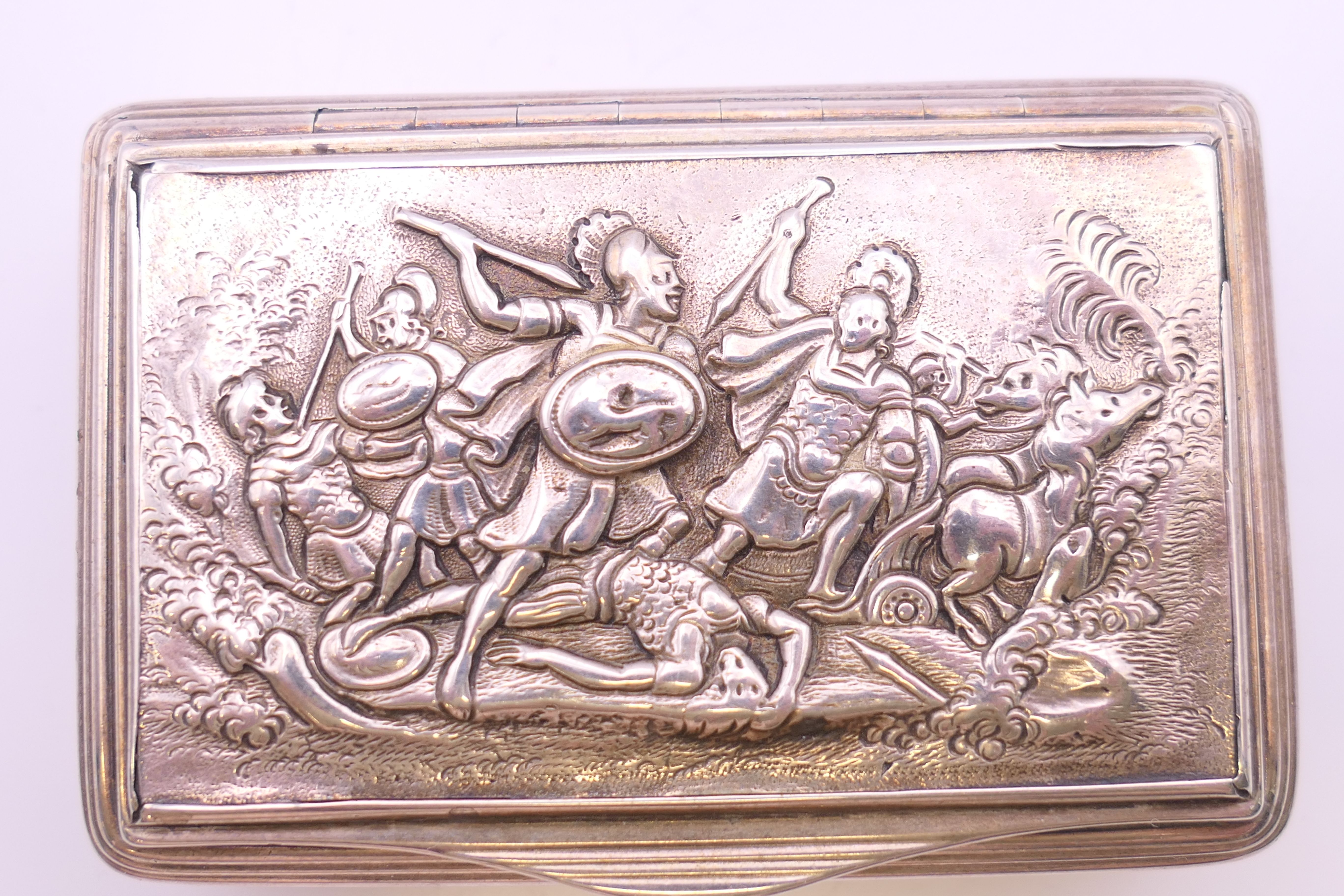 A George III silver snuff box, London 1808, - Image 5 of 9