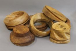 A quantity of Milliners blocks.