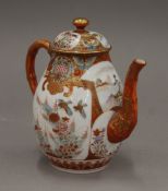 A Kutani teapot. 16 cm high.