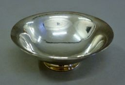 A Georg Jensen silver bowl. 12.5 cm diameter. 122.9 grammes.