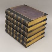 Picturesque Europe, In five volumes, circa 1880, illustrated with full page steel engraved plated,