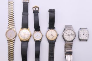 A quantity of wristwatches, including Roamer, Supershock , Seiko, etc.