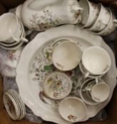 A quantity of Royal Doulton Hampshire pattern dinner and tea wares.
