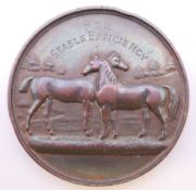 A 1918 Stable Efficiency medal. 3.75 cm diameter.