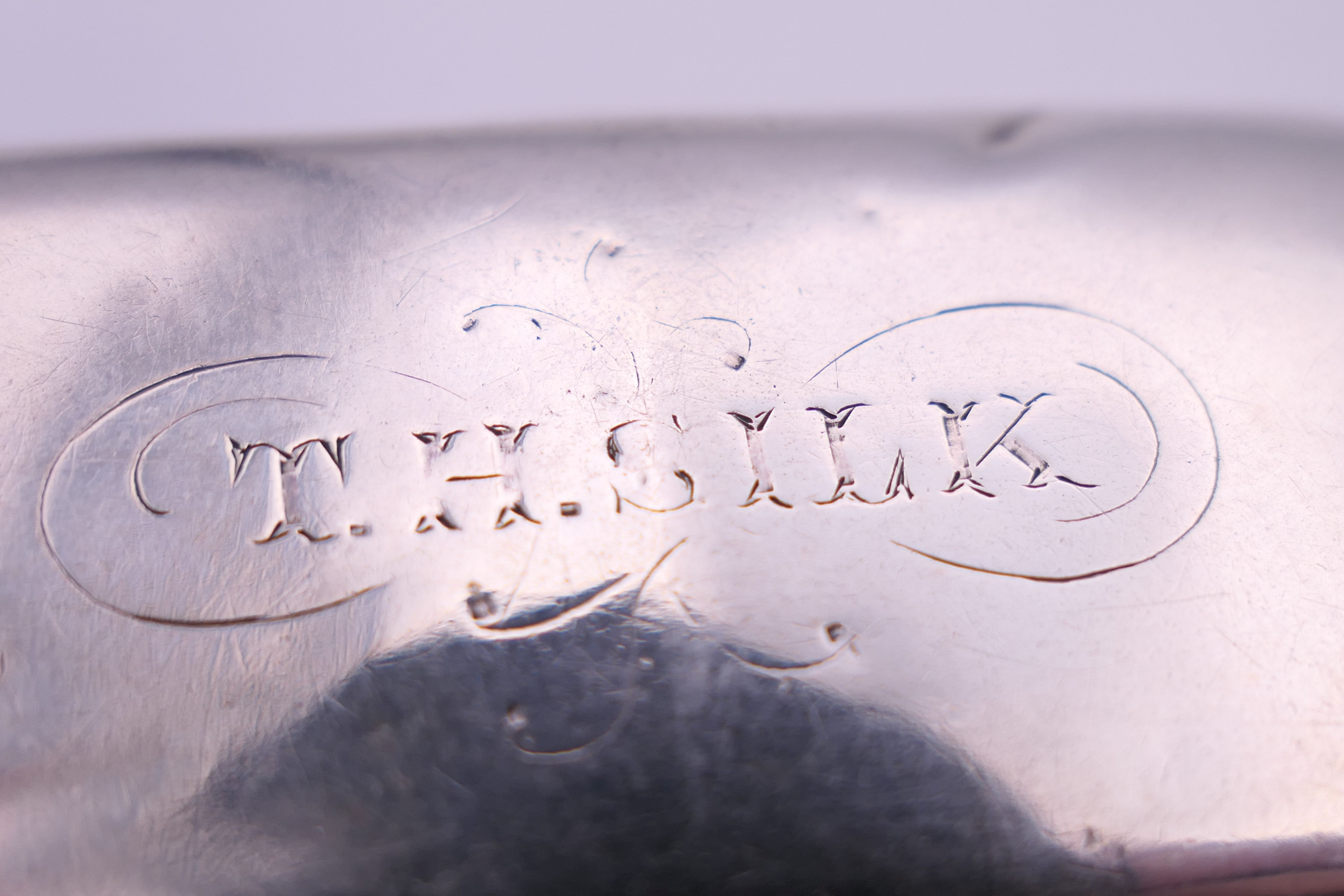 A Victorian silver vesta/single sovereign case, inscribed T H SILK, Chester 1890. 6.5 cm wide. 32. - Image 3 of 10