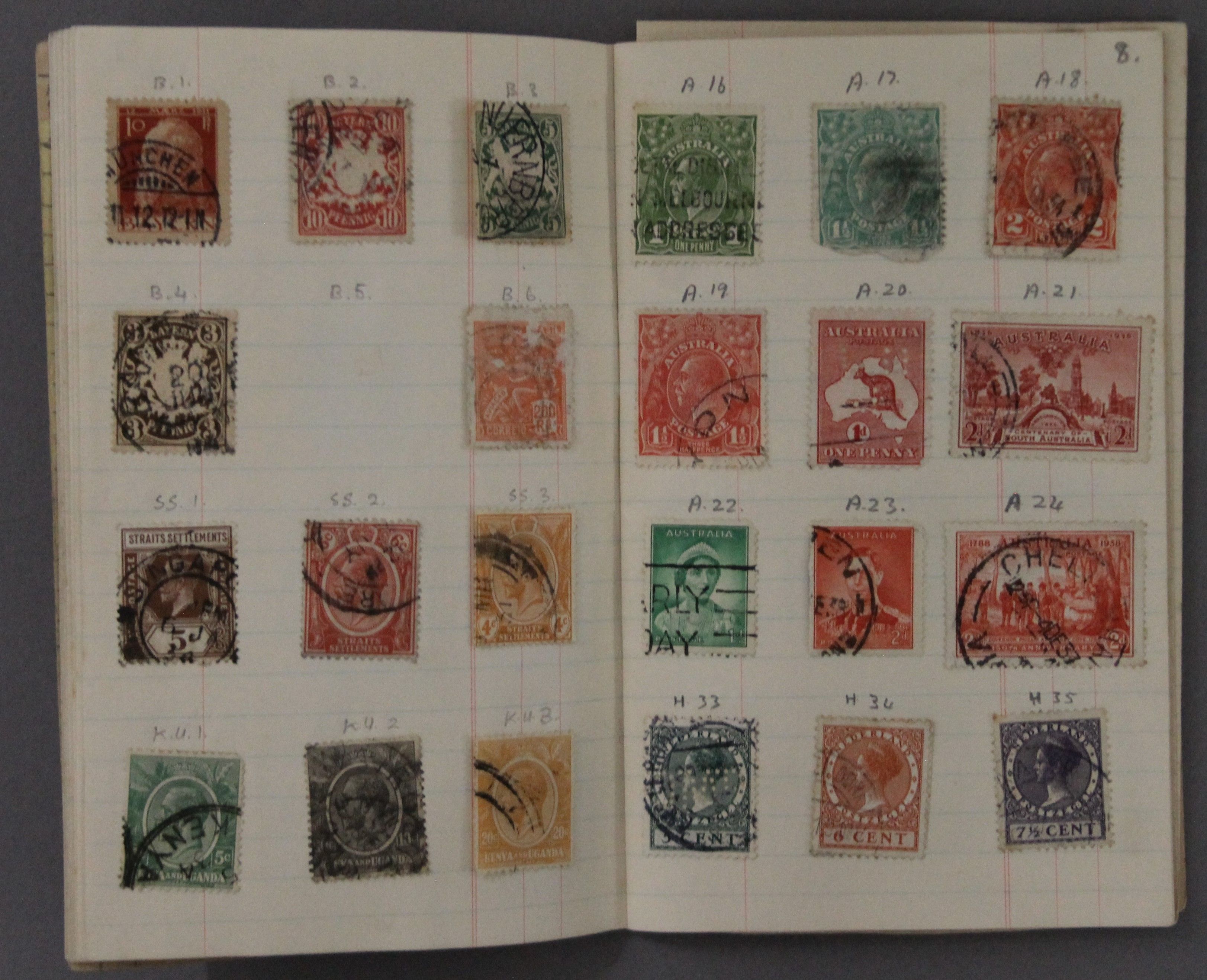 A box of various stamps. - Image 2 of 2