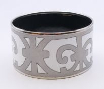 A Hermes bangle in box. Internal diameter approximately 6.5 cm.