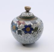 A small cloisonne censer. 6 cm high.