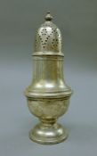 A silver sugar sifter. 13.5 cm high. 68.7 grammes.