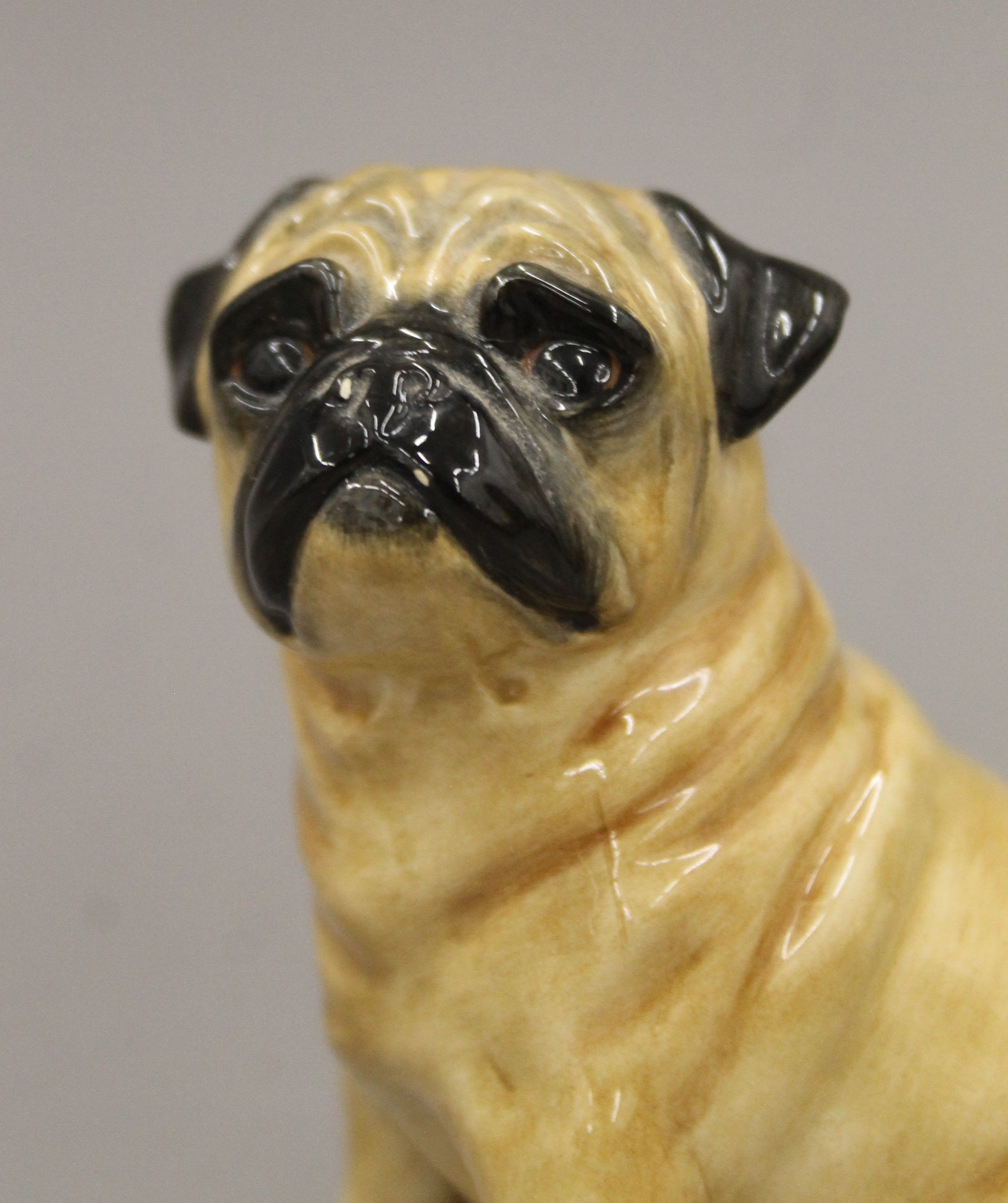 A Beswick Yock-Yock in the Tub and a pug dog. The former 7.5 cm high. - Image 7 of 9