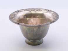 A small Chinese silver bowl. 7 cm diameter.