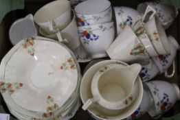 Two porcelain tea sets.