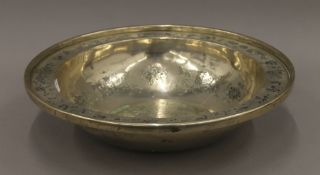 A large Chinese Paktong bowl. 42 cm diameter.