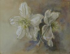 THOMAS CHURCHYARD (1798-1865) British, A Study Of Flowers, watercolour,