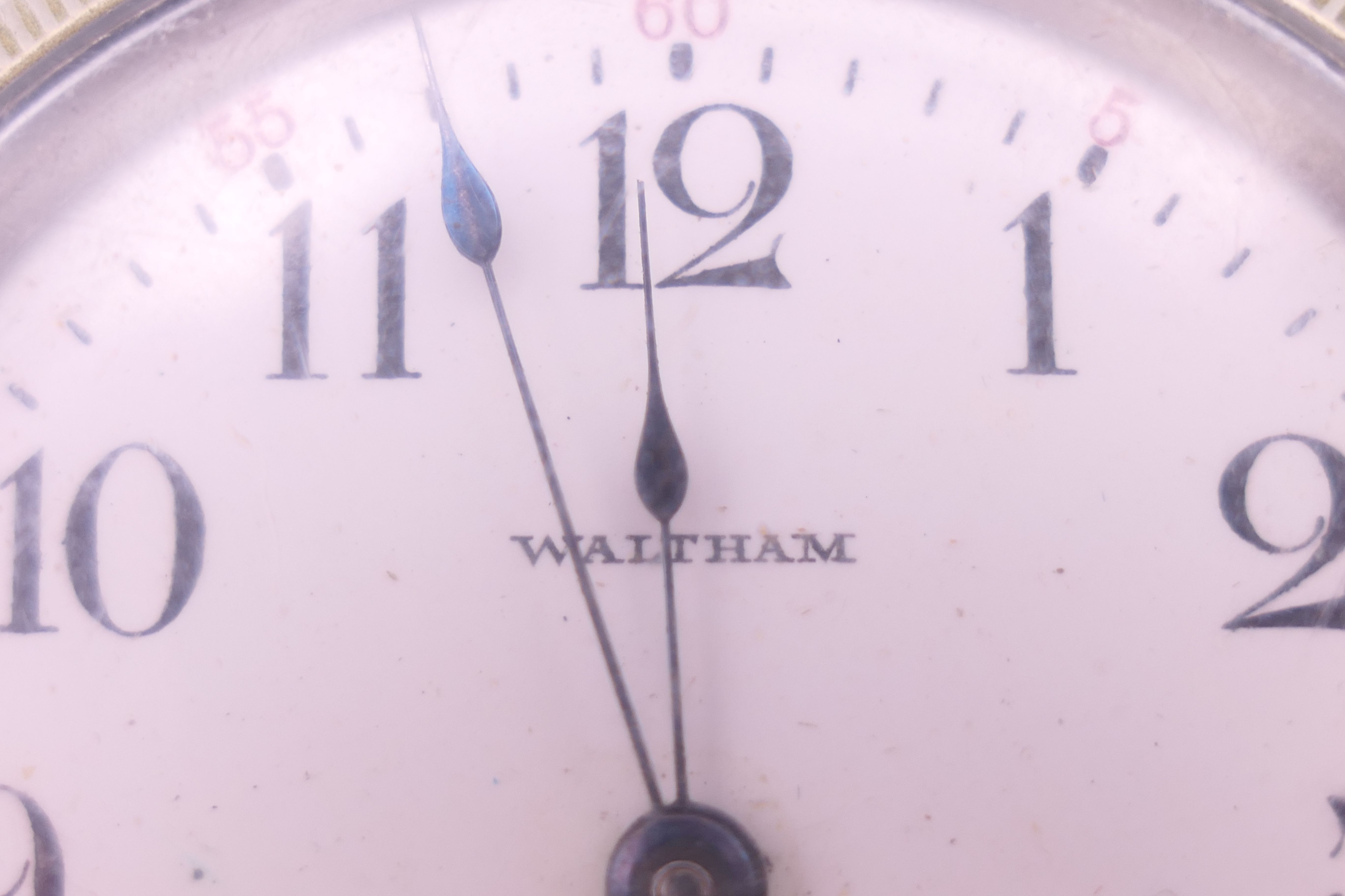 A Waltham pocket watch. 5.5 cm diameter. - Image 2 of 5