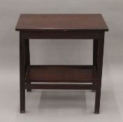 An Eastern hardwood side table. 66 cm long.