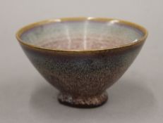A Chinese hares fur bowl, Song Dynasty. 11 cm diameter. Provenance: The Larkin/Minney Collection.