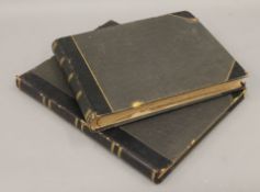 Two late 19th century photograph albums depicting views of Egypt, Zanzibar, Uganda, etc.