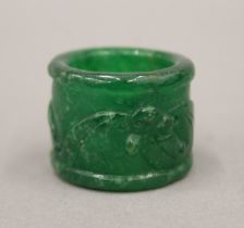 A Chinese archers ring. 2.5 cm high.