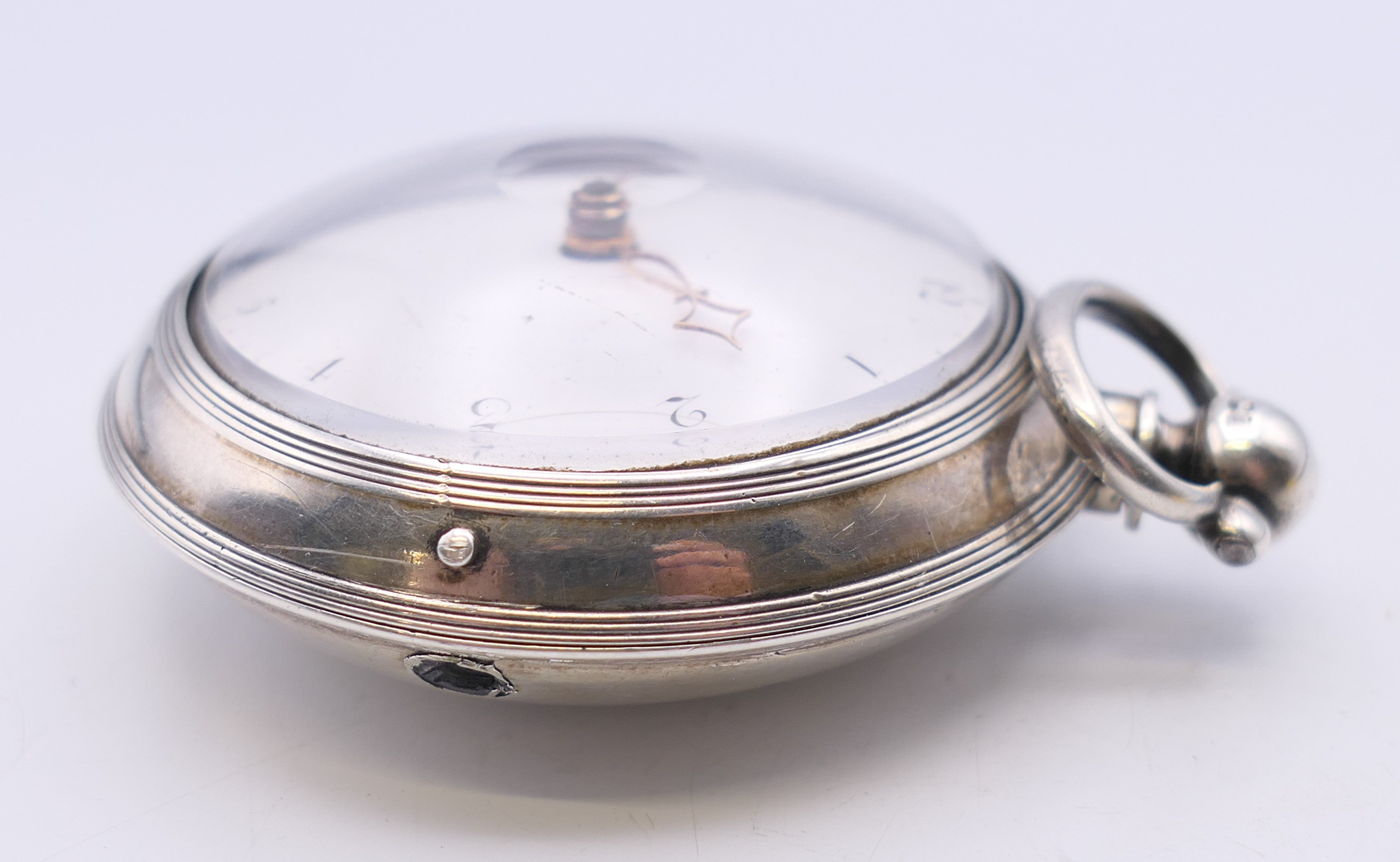A silver pair cased pocket watch, Thomas Webb Watchmaker, William Russell case, - Image 4 of 11