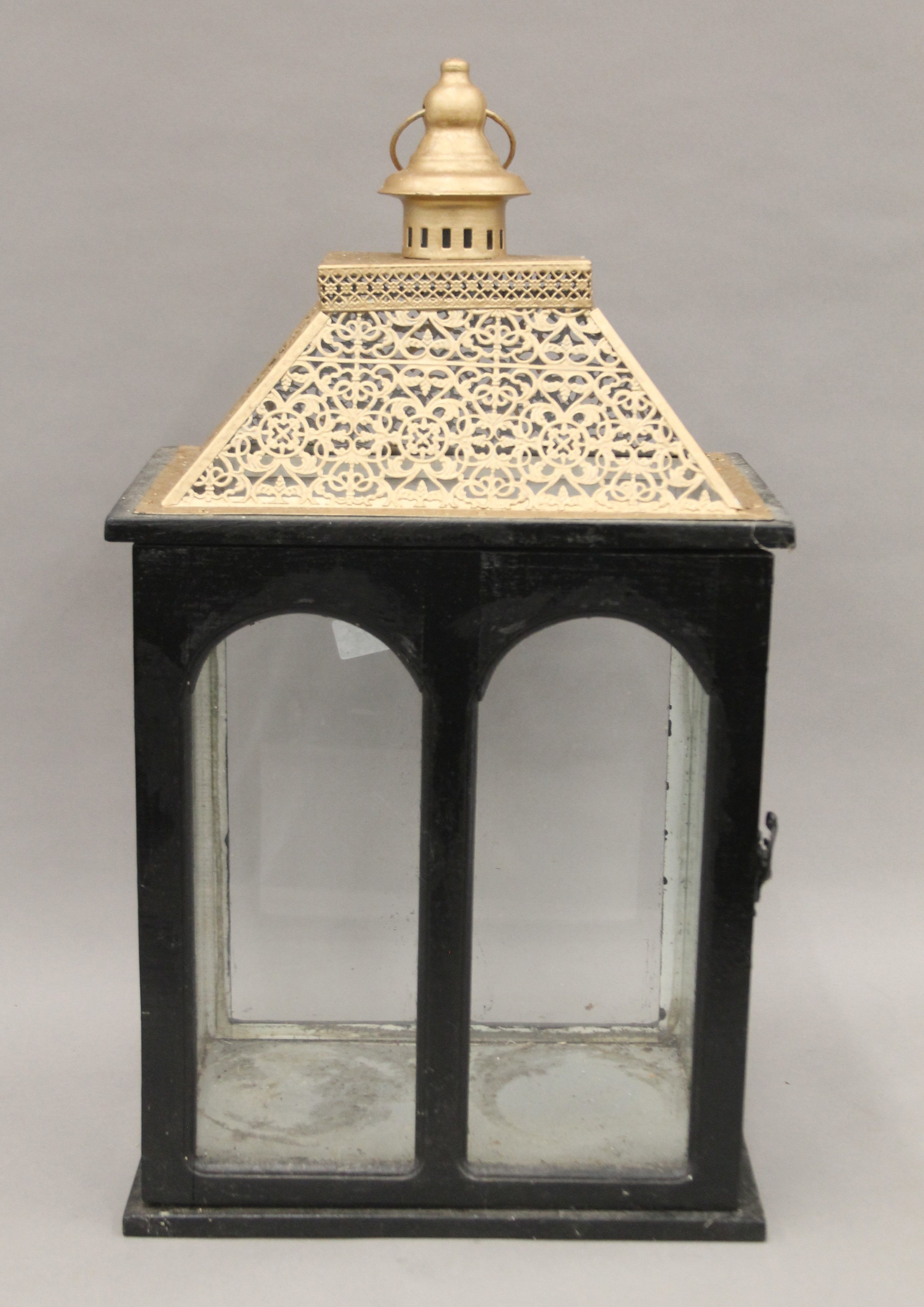 A hanging lantern. 55 cm high. - Image 4 of 7