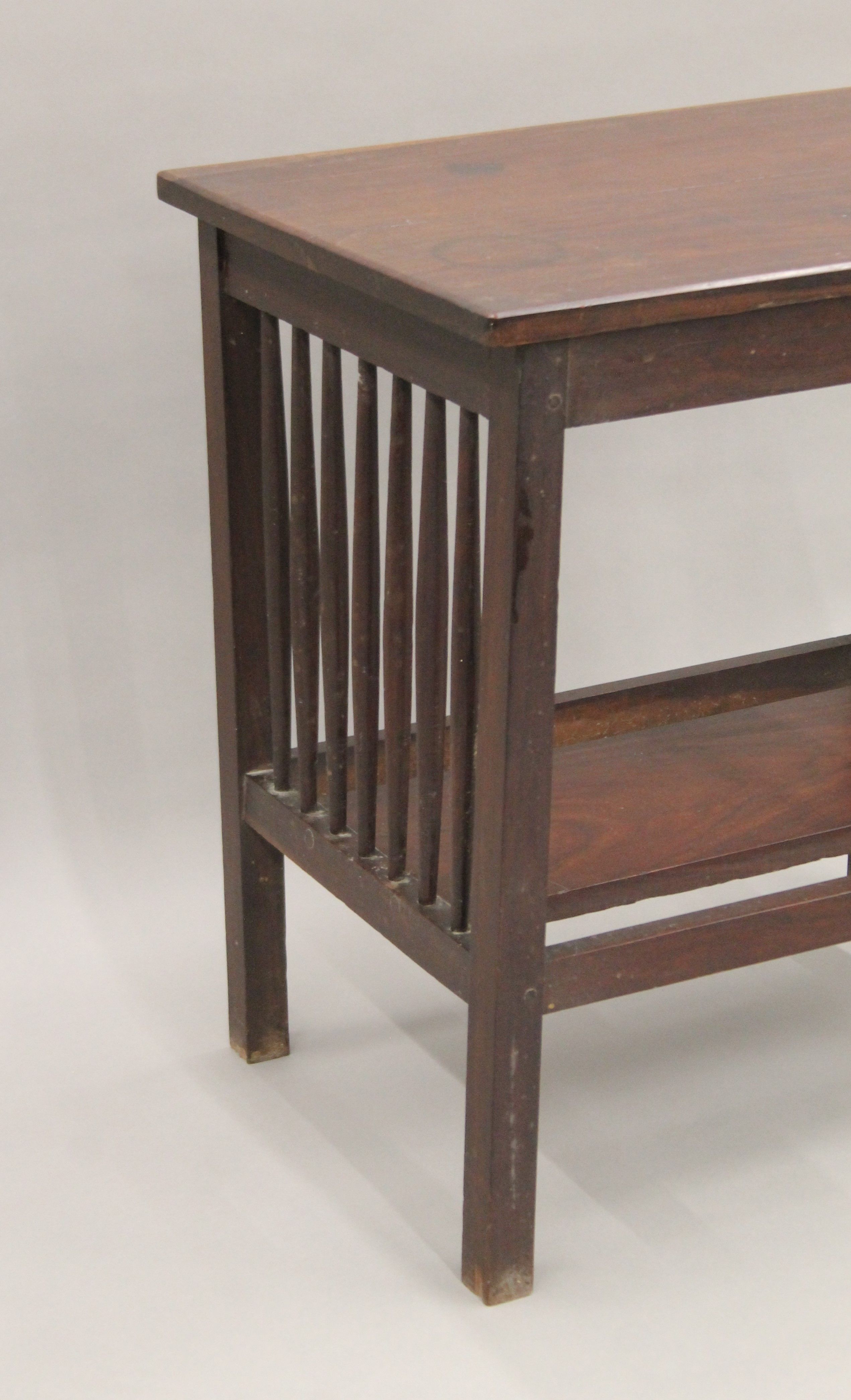 An Eastern hardwood side table. 66 cm long. - Image 3 of 4