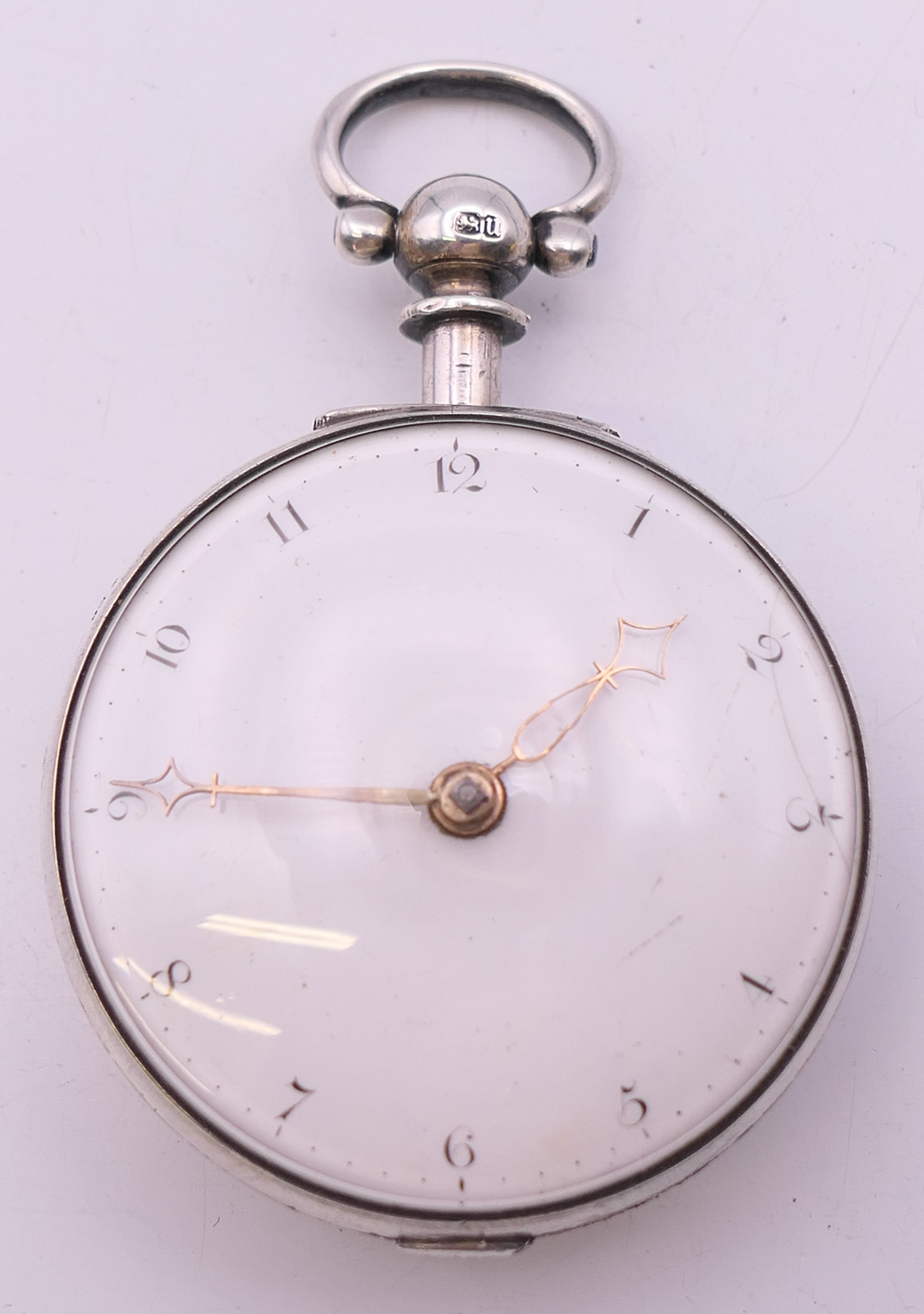 A silver pair cased pocket watch, Thomas Webb Watchmaker, William Russell case, - Image 7 of 11