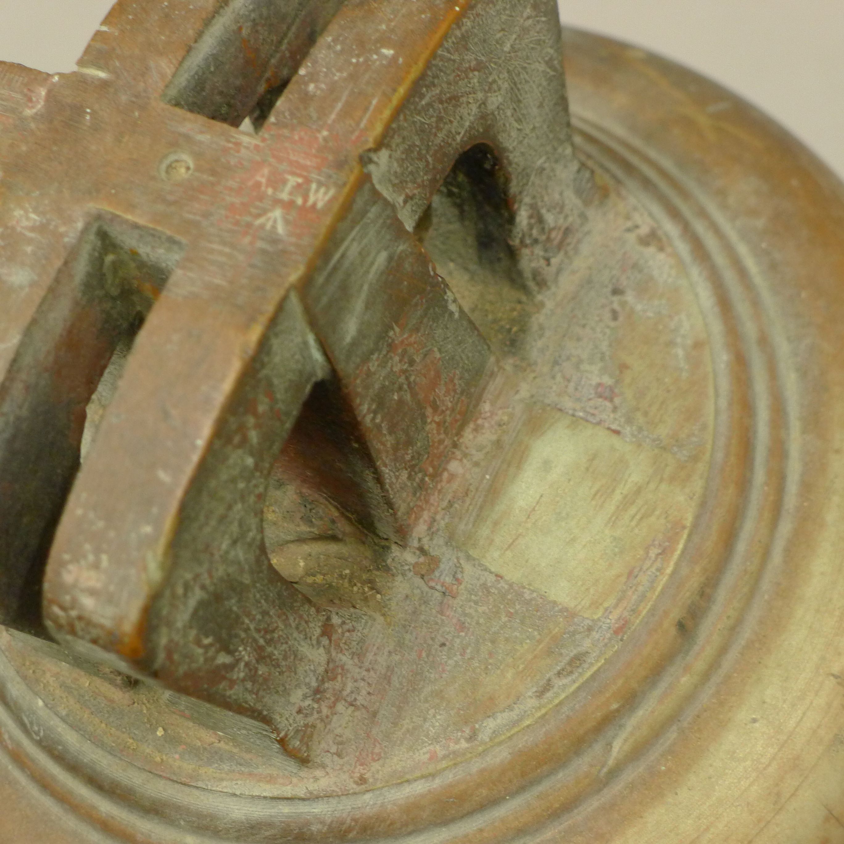 An RAF scramble bell, stamped A.M 1940. 30 cm high. - Image 8 of 11