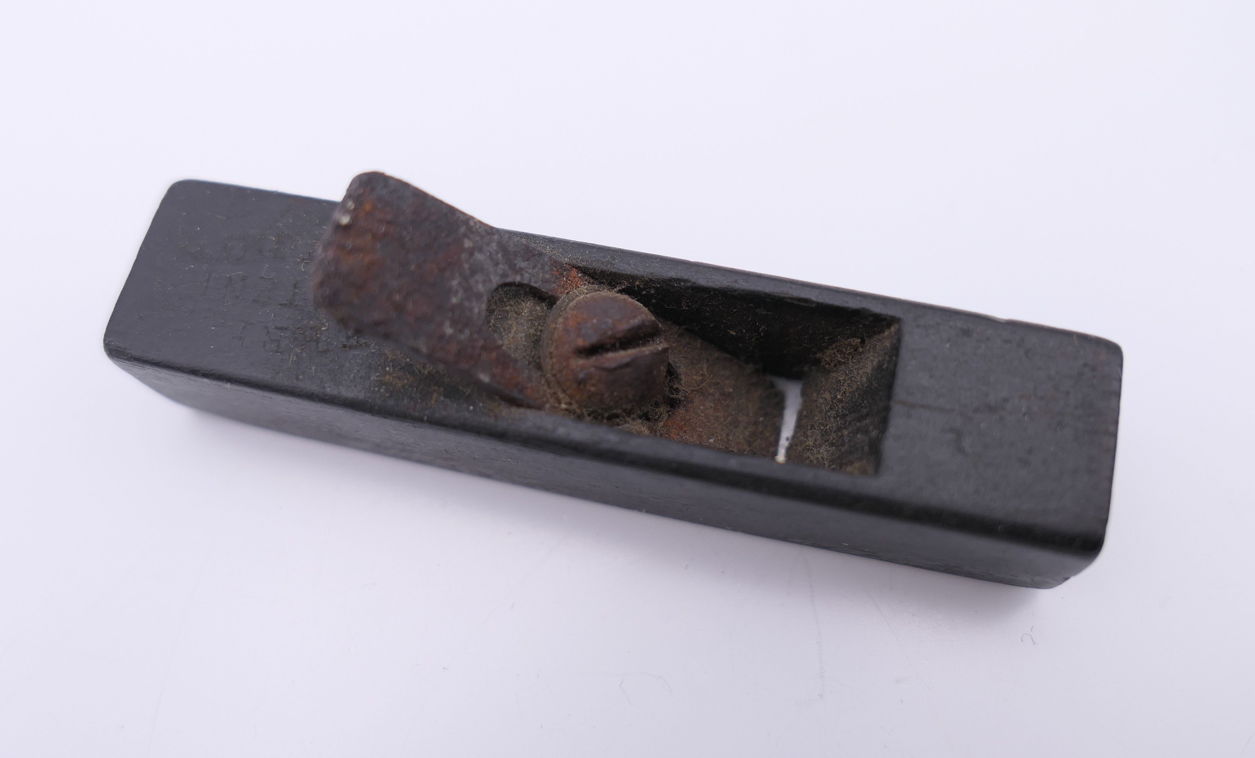 A Berry & Co of London patent miniature box plane. 6 cm long. - Image 3 of 4